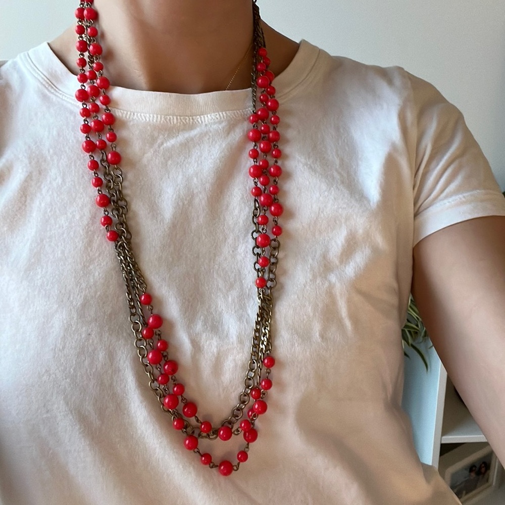 J Crew Beaded Necklace